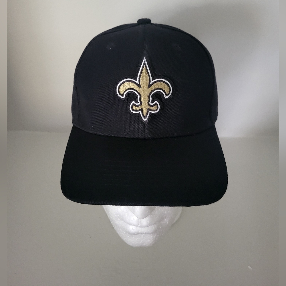 New Orleans Saints Plain Black Hat